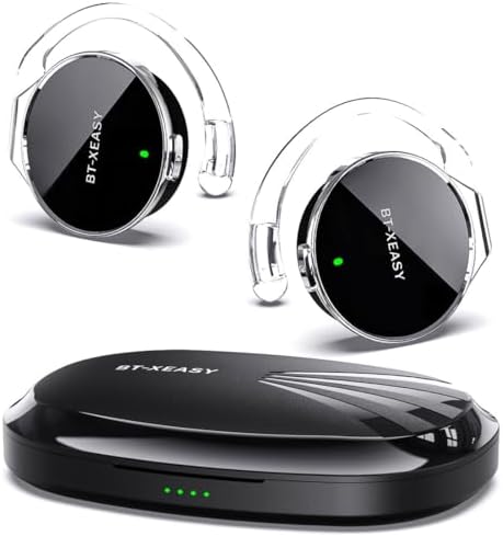 Revolutionary Open-Ear Bluetooth 5.4 Sports Earbuds – 52 Hours of Extended Playtime, Sweatproof Durability, Dual Device Connectivity, and Rapid USB-C Charging for Optimal Athletic Performance – Stay Alert and Energized on Every Run!