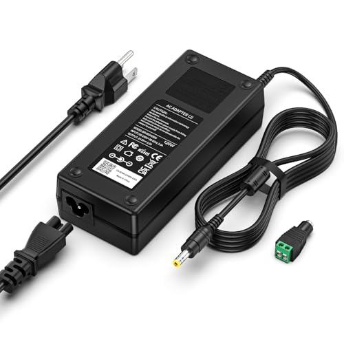 High-Performance 24 V LED Strip Power Supply Adapter | Universal AC to DC Converter for 5050 & 3528 Lights | Global Input Compatibility 100-240 V | Compact 5.5 x 2.1 mm Connector | Optimal Solution for CCTV Systems & Innovative Lighting Designs | Illuminate Your Space with Unwavering Dependability and Efficiency