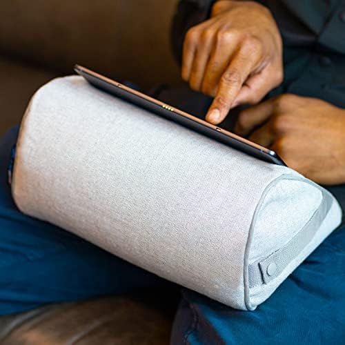Enhance Your Tablet Experience with the Lap Gear Original Microbead Pillow Stand – Ergonomic, Portable Black Holder with Built-In Phone Pocket for All Tablet Sizes – Ideal for Home, Travel, and Comfort-Focused Viewing – Supports Better Posture and Reduces Strain – Lightweight, Stylish Design for Easy Use Anywhere