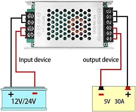 Advanced Waterproof 20 A Buck Converter Module – High-Efficiency DC Voltage Regulator for 12 V/24 V to 5 V Power Supply – YIPIN HEXHA for Reliable Performance and Versatile Applications