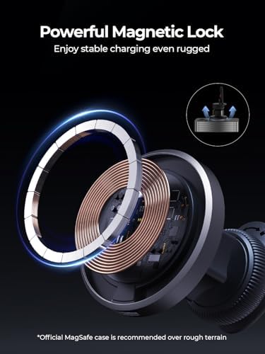 Revolutionary Qi2 Certified 15 W Magnetic Wireless Car Charger – Effortless Air Vent Mount for i Phone 16/15/14/13/12 Series – Secure Magnetic Grip, Rapid Charging, and Overheat Protection for Seamless Navigation and Driving Safety