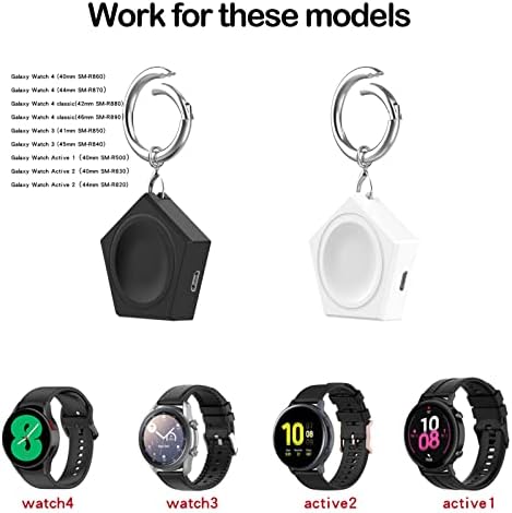 Efficient Power Management: LOKEKE Portable USB Charging Dock for Samsung Galaxy Watch4 Series – Fast, Compact, and Durable Solution for Watch4, Watch 4 Classic, and Watch 3 Users