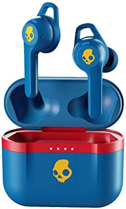 Skullcandy Indy Evo Wireless Earbuds – 30-Hour Battery Life, IP55 Sweat Resistant, Universal Compatibility for i Phone & Android – Touch Control Bluetooth Headphones in Grey for All-Day Comfort and Premium Sound Experience