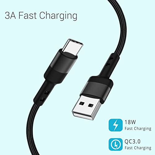 High-Speed 10 Gbps Android Auto USB C Cable (6.6 ft, 2-Pack) – Universal Compatibility for Fast Charging & Data Transfer with i Phone 16/15 & Samsung Galaxy – Durable, Versatile Cord for Seamless In-Car Connectivity