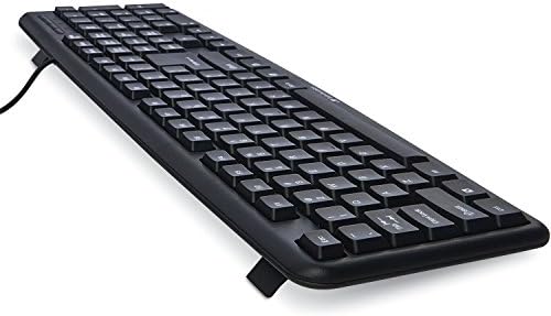 Elevate Your Typing Experience with the Verbatim Slimline Wireless Keyboard – 2.4 GHz Plug-and-Play Full-Size Design with Adjustable Tilt Legs and Numeric Keypad for Ultimate Comfort and Productivity – Perfectly Compatible with PC and Laptop in Sleek Black Finish – Eco-Friendly Frustration-Free Packaging