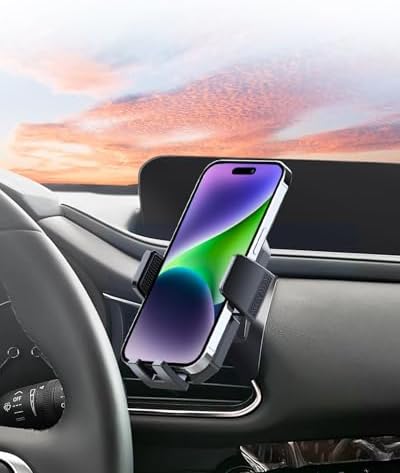 Mazda CX-30 2019-2025 Premium Air Vent Phone Mount with 15 W Fast Wireless Charger – 360° Rotatable Magnetic Holder for Ultimate Hands-Free Navigation and Seamless Charging – Durable Auto Accessory for Enhanced Driving Comfort and Safety