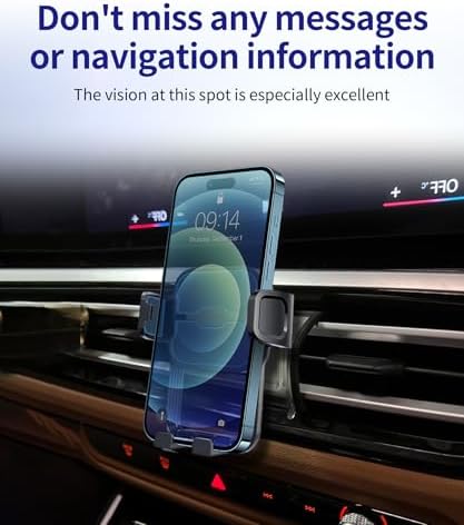 Ultimate 360° Rotating Car Phone Holder for 2022-2024 BMW X3 & 2022-2025 BMW X4 – Premium Mobile Device Mount for Effortless Hands-Free Navigation and Stylish Interior Enhancement, Quick No-Tool Installation, Compatible with All Smartphones