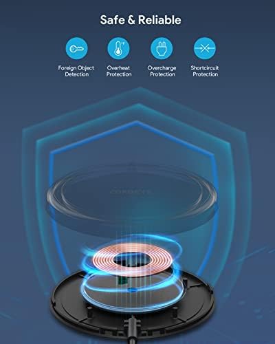 Dual Pack 15 W Fast Wireless Charger – Maximize Charging Efficiency for i Phone 16/15/14 & Samsung Galaxy S24/S23/S22 – Sleek Design, Enhanced Compatibility, Safe Charging for Air Pods Pro 2