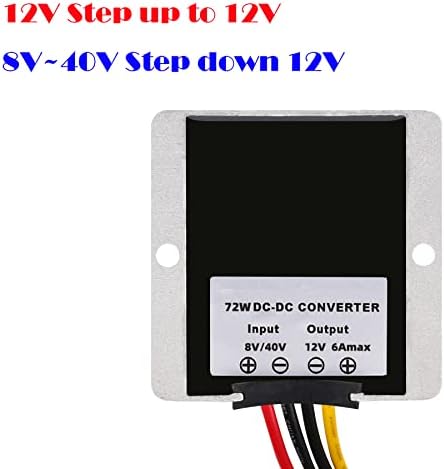 High-Efficiency DC/DC Voltage Booster – Transform 12 V to 48 V for Automotive and Marine Use, 5 A 240 W Power Supply Module, Compact Voltage Regulator with Overcurrent Protection for Enhanced Electrical Systems in Cars, Boats, and Trucks