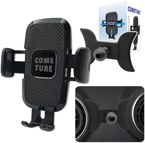 Premium COMETURE Car Phone Holder Mount for Audi Q7 (2020-2024) – Versatile 360° Rotation Smartphone Cradle for i Phone & Android – Enhance Driving Safety with Secure Navigation and Stylish Design – Effortless Installation & Long-Lasting Durability