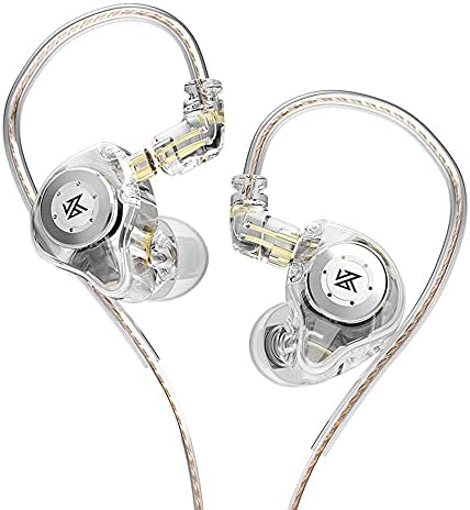 KZ EDX PRO IEM Earphones – Premium 10 mm Dual Magnetic Dynamic Driver Wired Earbuds with Removable C Pin Cable and Built-in Mic in Stylish Cyan – Immerse Yourself in High-Fidelity Sound Quality and Ergonomic Comfort for Every Listening Occasion