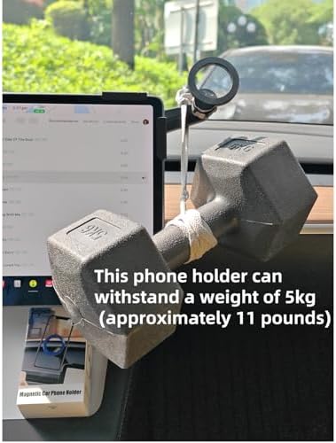 Revolutionize Your Tesla Driving Experience with the Magnetic Phone Mount for Model Y and Model 3 – Premium Mag Safe Holder for All Smartphones – Elegant Black Finish for Perfect Aesthetic Harmony – Effortless Tool-Free Setup and Customizable Viewing Angles for Maximum Safety and Convenience