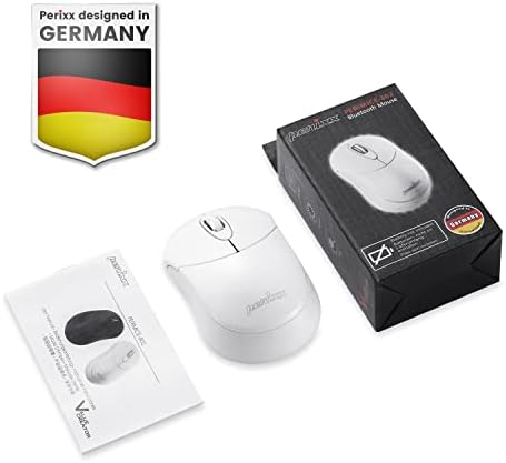 Elevate Your Productivity with the Perixx PERIMICE-802 PP Wireless Bluetooth Mouse – Sleek Purple Design for Windows, i OS & Android Devices – Ergonomic Comfort and High Precision Tracking for On-the-Go Professionals
