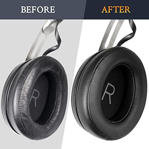 Premium SOULWIT Replacement Earpads for Sennheiser Momentum 3 Wireless Noise Cancelling Headphones – Soft Protein Leather & Memory Foam Cushions for Ultimate Comfort and Noise Isolation, Quick Installation, Sleek Black Design, Compatible Accessories for Enhanced Audio Experience