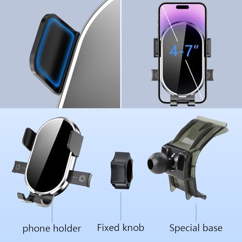 Premium Car Phone Holder for BMW X5 (2014-2018) & X6 (2015-2019) – Custom-Fit Dashboard Mount for Secure Smartphone Access – Enhanced Navigation Experience & Sleek Interior Upgrade – Tool-Free Installation & Adjustable Viewing Angles – Perfect for Driving Safety & Convenience