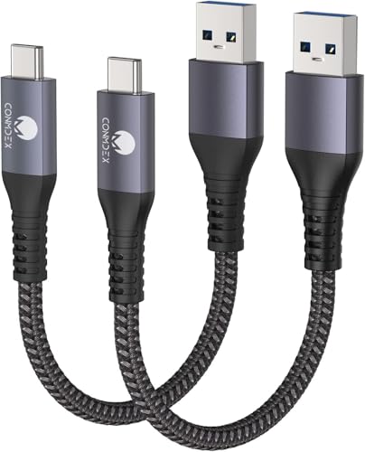 Experience Unmatched Connectivity with CONMDEX 10 Gbps USB C Cable [6 ft, 2-Pack] – Fast Charging & High-Speed Data Transfer for i Phone 16 Plus, 16 Pro Max, Samsung Galaxy S25 – Ultimate Android Auto & Device Compatibility in Sleek Black Design for Seamless Performance and Durability