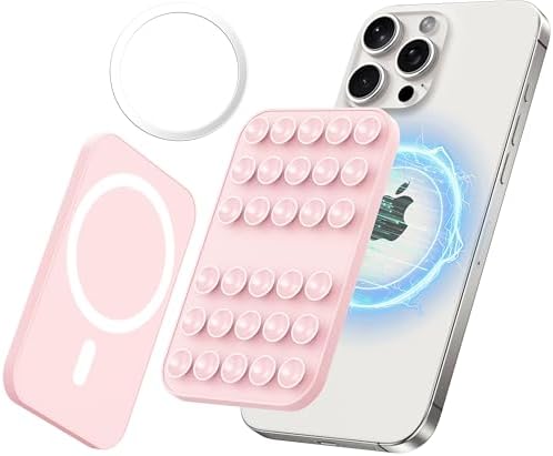 Revolutionary Patented Magnetic Suction Grip Mount for i Phone & Android – Effortless Hands-Free Phone Holder in Deep Blue, Perfect for Content Creators, Capture Stunning Selfies and Videos, Ultimate Compatibility with Mag Safe and Standard Cases, Portable and Stylish Design for On-the-Go Use