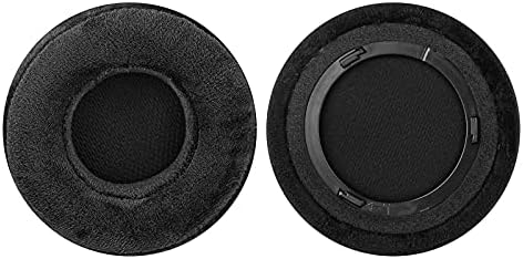 Geekria Premium Velour Ear Pads for Corsair Virtuoso RGB/Wireless SE/Wireless XT Headphones – Luxurious Comfort & Superior Sound Isolation Replacement Cushions in Sleek Black – Easy Installation & Enhanced Durability for Extended Listening Enjoyment