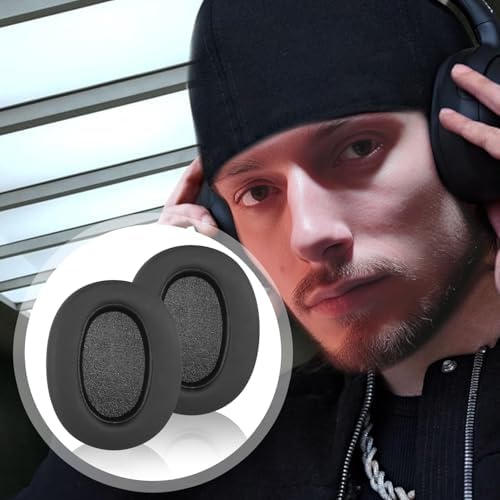 Upgrade Your Audio Experience with Adhiper Replacement Ear Pads for Sony WH-ULT900 N – Ultra-Soft Protein Leather & Premium Noise Reduction Foam for Superior Comfort and Sound Isolation – Effortless Installation & Enhanced Compatibility in Sleek Black