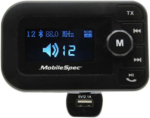 Ultimate 12 V Car Charger & Bluetooth FM Transmitter – Fast 2.1 A USB Charging, Hands-Free Microphone & LED Display for Enhanced Driving Connectivity and Entertainment