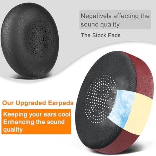 Revolutionary SOULWIT Cooling Gel Earpads for Jabra Evolve2 65 & 40 – Experience Ultimate Comfort with Breathable Ice Silk Fabric – Superior Replacement Ear Cushions for On-Ear Wireless Headsets – Perfect for Long Hours of Use in Sleek Black – Elevate Your Listening Experience with Enhanced Performance and Style