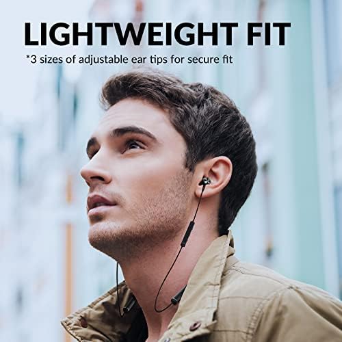 Enhance Your Audio Journey with Bluetooth 5.0 Neckband Earbuds – Superior Deep Bass, 10 mm Drivers for Immersive Sound, 24-Hour Playtime for Non-Stop Enjoyment, Ultra-Lightweight Comfort Perfect for Active Lifestyles, Magnetic Design for On-the-Go Storage, Crystal Clear Call Quality with Optimal Device Compatibility – Sleek Black Finish