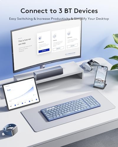 Samsers Wireless Foldable Bluetooth Keyboard with Numeric Keypad – Multi-Device Support for i OS, Android, Windows & Mac – Portable Travel-Friendly Design in Premium PU Leather, Effortless Typing Anywhere!