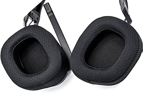 Ultimate Comfort Replacement Earpads for Corsair HS80 RGB Wireless Headphones – High-Performance Fabric Mesh Cushions for Superior Sound Enhancement and User Compatibility
