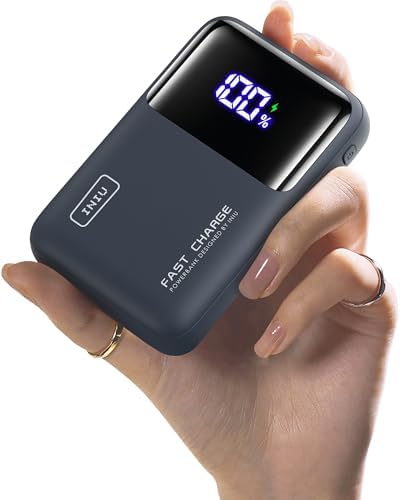 Ultra Compact 20,000 m Ah INIU Power Bank – 65 W USB-C Fast Charging Multi-Device Portable Charger for Laptops, Tablets, and Smartphones – Optimal Compatibility with Mac Book, i Phone 16/15/14 Pro, Samsung S22, and More – Perfect for Travel and Daily Use