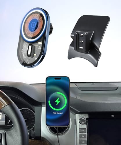 Transform Your Toyota Tundra (2014-2021) with a Premium 360° Rotating Wireless Charging Phone Holder – Effortless Navigation & Rapid Power-Up for Enhanced Road Safety and Comfort, Essential Auto Accessory for Tech-Savvy Drivers