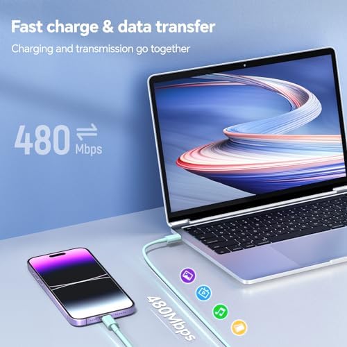 High-Speed Dual 20 W MFi Certified USB-C Wall Charger Set with 6 FT & 10 FT Type-C to Lightning Cable – Fast Charging Solution for i Phone 14/13/12/11 & i Pad in Stylish Green – Ultimate Compatibility & Safety Features for On-the-Go Power