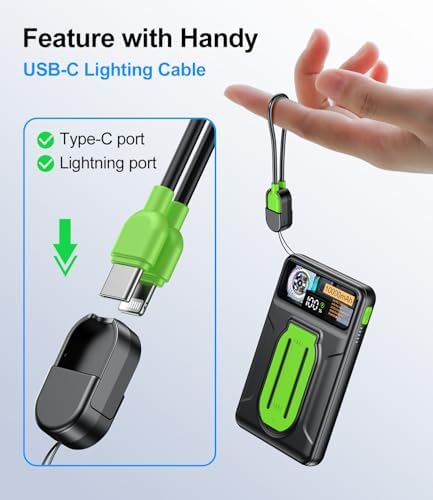 Revolutionary Magnetic Power Bank 10000 m Ah with Active Cooling Fan – Foldable Wireless Charger for i Phone 16/15/14/13/12 Pro/Pro Max/Plus/Mini – High-Speed Charging Solution for Ultimate Portability and Performance