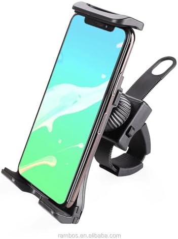 Versatile Tablet Stand & Bike Phone Holder for Indoor Gym – Universal Mount for Treadmills, Spinning Bikes, and Microphones – Compatible with i Pad Pro, i Pad Mini/Air & Smartphones (4.7″-12.9″) – Enhance Your Workout Experience with Adjustable Viewing Angles and Secure Stability