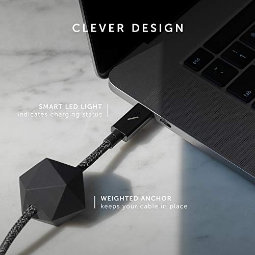 Revolutionize Your Charging Routine with the Native Union 8 ft USB-C Desk Cable – Ultra-Durable, Non-Slip Design for i Phone 16/15 & Mac Book Pro 13” M1/M2 – Fast Charging & Enhanced Compatibility for Effortless Power Management – Ideal for Seamless Workspace Organization and Device Flexibility