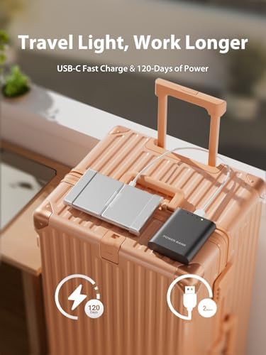 Ultra-Portable i Clever Bluetooth Keyboard with Touchpad – Sleek Foldable Design, Durable Metal Body, USB-C Charging, Multi-Device Compatibility for i Pad, i Phone, Android & Windows – Perfect for Travelers and Professionals in Silver White