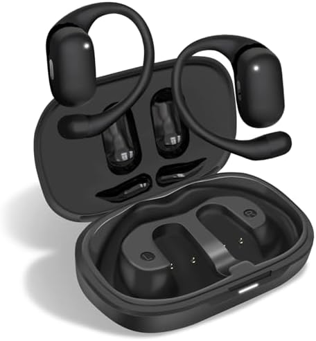 Open Ear Wireless Headphones – Ultra-Lightweight Hi-Fi Sound Earbuds with 20-Hour Playtime, Perfect for Sports, Running, and Gaming – Stay Aware and Comfortable with Seamless Device Compatibility