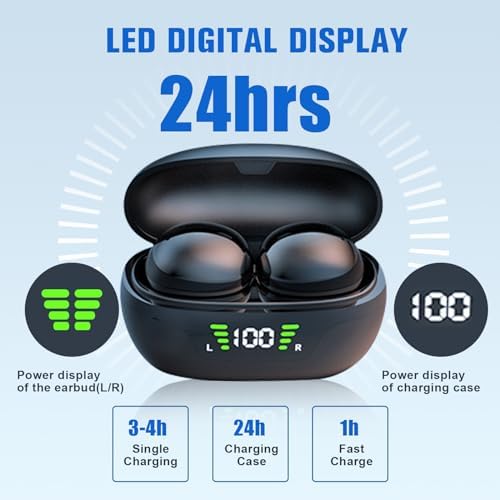 Ultra-Discreet Mini Bluetooth Earbuds for Small Ear Canals – Wireless Tiny Earpiece with Microphone for Seamless Communication and Music – Perfect Fit for Work and On-the-Go Listening – Beige Color for Subtle Style – Advanced Compatibility and Performance