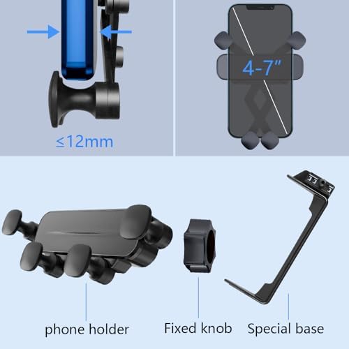 Ultimate Car Phone Holder Mount for Honda CR-V 2023-2026 – Secure 360-Degree Rotation Mobile Device Bracket for Navigation and Safety, Effortless Installation and Stylish Design for Enhanced Driving Experience