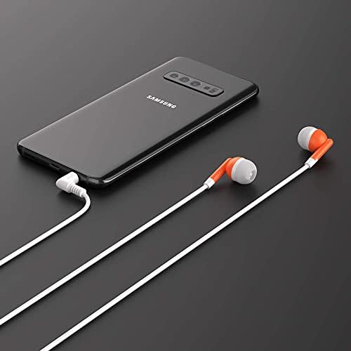 Maeline 100-Pack Bulk Earbuds with 3.5 mm Connector – Multi-Color Stereo Earphones for Schools, Events, and Promotions – Superior Sound Quality and Comfort for Everyday Use