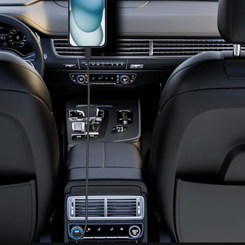 BAOYUANDA 72 W Dual Port USB-C Car Charger for i Phone 16 Series – MFi Certified Fast Charging Solution with 2 Durable Type C Cables for i Pad Pro, Android & More – Ultimate Compatibility for On-the-Go Power Management