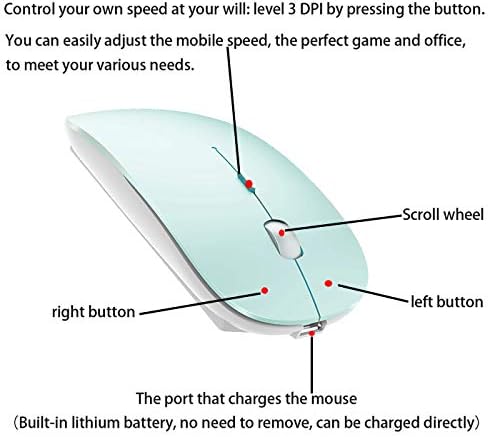 Sleek Bluetooth Wireless Mouse for Mac, Windows & i Pad – Ergonomic Design, High-Precision Navigation, Rechargeable & Dual-Mode Compatibility (Gray & Black) – Elevate Your Productivity with Clutter-Free Connectivity