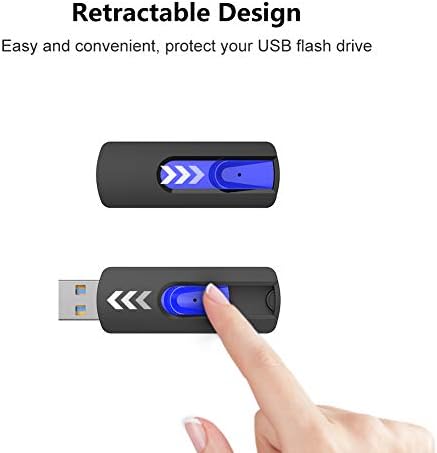 512 GB High-Speed USB Flash Drive by JUANWE – Retractable, Dustproof & Portable Memory Stick for Effortless File Storage and Transfer – Ideal for Photos, Videos, and More – Enhanced Compatibility with USB 3.0 Devices
