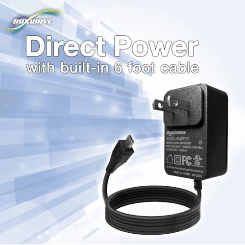 Box Wave 15 W Wall Charger for Jitterbug Flip – Rapid Charge Micro USB Power Adapter with 6 ft Built-in Cable for Enhanced Compatibility and Flexibility, Perfect for Home or Office Use