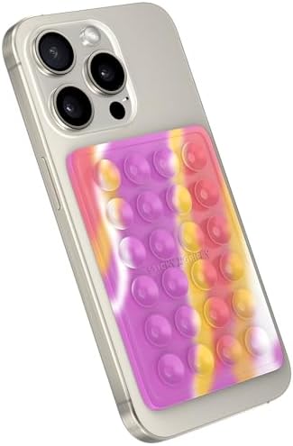 Premium Silicone Suction Phone Mount for i Phone & Android – Hands-Free Holder for Tik Tok, Selfies & Fidgeting – Versatile Shower Mirror & Smooth Surface Compatibility – Stylish Chocolate Finish for Enhanced Functionality and Aesthetic