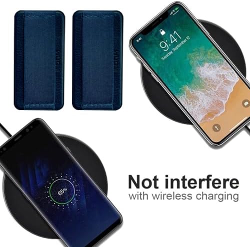 Universal Ergonomic Phone Grip Holder for One-Handed Control – Wireless Charging Compatible Finger Strap – 3-Pack of Durable Smartphone Accessories in Stylish Black – Perfect for Active Lifestyles & Effortless Multitasking