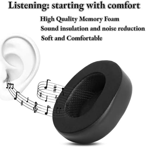 Ultimate Comfort Memory Foam Ear Pads for Xbox Wireless Headsets – Superior Replacement Cushions for Enhanced Gaming Sound and Immersive Experience – Compatible with Xbox Stereo Headset 20 th Anniversary Edition (2-Pack)
