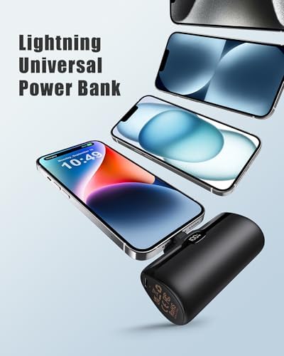 Ultra-Compact 5000 m Ah Mini Power Bank – 20 W Fast Charging Portable Charger for i Phone & Android – Lightweight Travel Essential with PD Compatibility & Smart Protection – Perfect for Short Trips, Camping, and Everyday Use