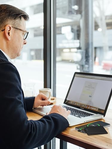 Auskang Ultra-Slim Power Bank with Integrated Cable – Lightweight Portable Charger for i Phone 15, Samsung Galaxy/Note, Google Pixel, and Android USB-C Devices – Fast Charging and Enhanced Compatibility for On-the-Go Connectivity