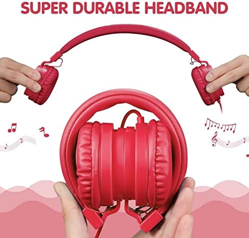 Premium ONTA Kids Headphones – Comfortable Noise-Canceling On-Ear Headset for Young Learners | Durable Wired Earphones Designed for School, Travel, and Home | Perfect Fit for i Pads, Smartphones, and Laptops | Unmatched Sound Quality for Ages 3+