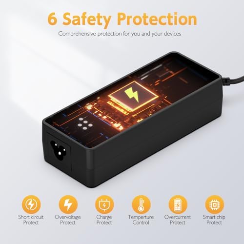 Universal 100 W USB-C Power Adapter for High-Speed Charging – Compatible with Lenovo, HP, Dell, Mac Book, and More – Multi-Device Charger with Dynamic Output and Superior Safety Features for Enhanced Performance and Reliability